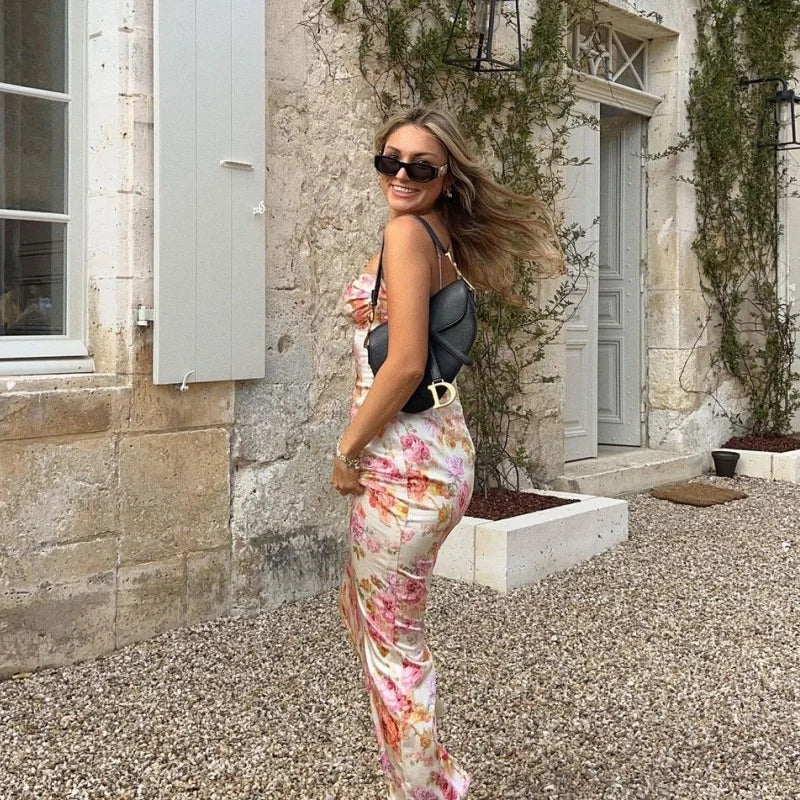 Floral Sleeveless Patry Beach Dress