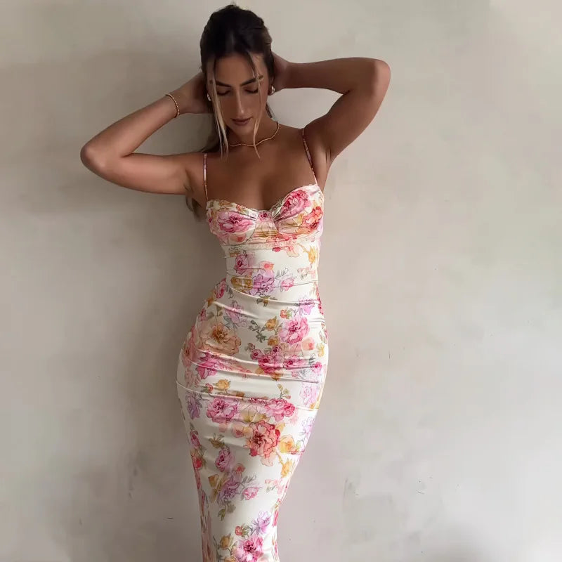Floral Sleeveless Patry Beach Dress