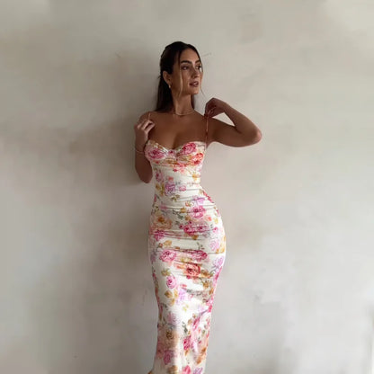 Floral Sleeveless Patry Beach Dress
