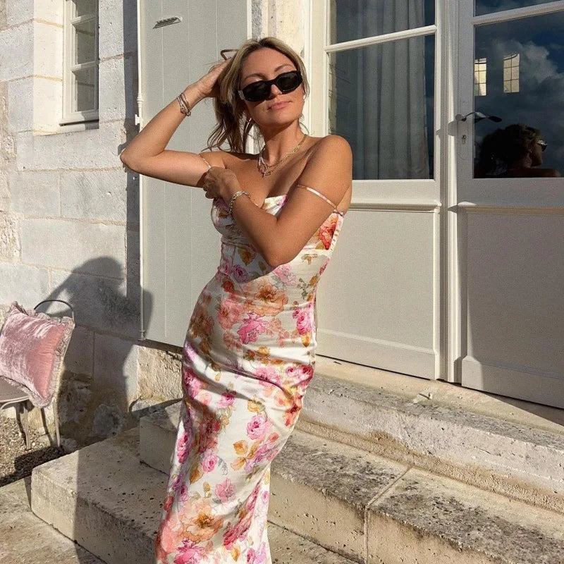 Floral Sleeveless Patry Beach Dress
