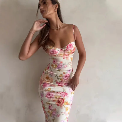 Floral Sleeveless Patry Beach Dress