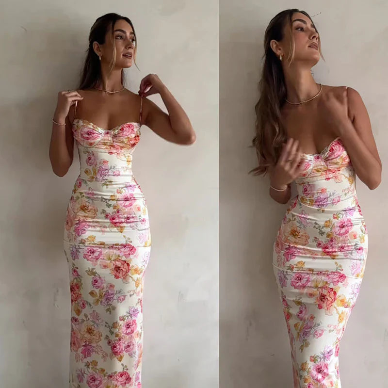 Floral Sleeveless Patry Beach Dress